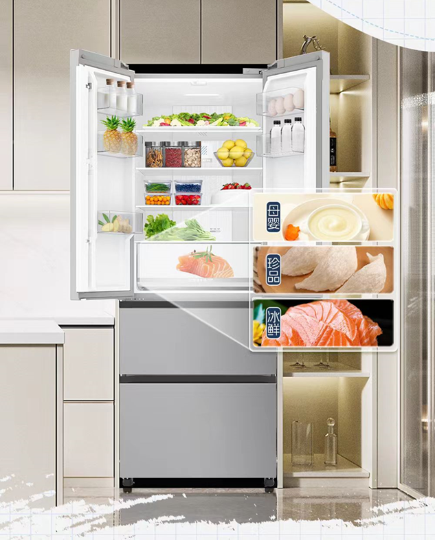 式四门冰箱上市静享品质生活新鲜感米乐体育M6直播平台澳柯玛新法(图2)